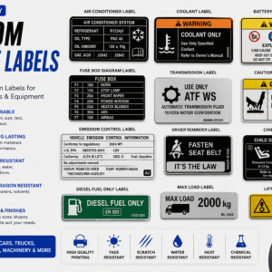 Custom Vehicle Labels — Bespoke Printing Service